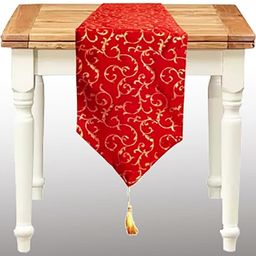 Pink Parrot Jacquard Table Runners-image-71