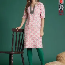 Anouk Rustic Women Pack Of 4 Ethnic Motifs Printed Straight Kurta-13