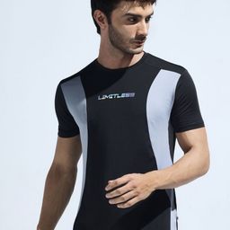 DOMIN8 Men Colourblocked Round Neck Slim Fit T-shirt-image-33