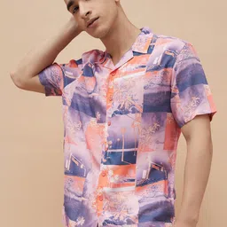 Fame Forever by Lifestyle Men Opaque Printed Casual Shirt-image-96