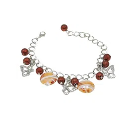 SANAA CREATIONS Unisex Artificial Beaded Antique Charm Wraparound Bracelet-image-97