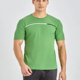 Black Panther Men Striped Round Neck Slim Fit T-shirt-image-47
