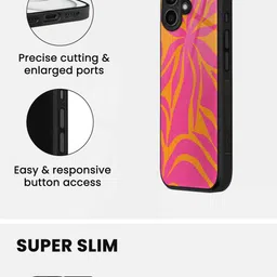 macmerise Abstract Printed iPhone 16 Back Case Mobile Accessories image 5