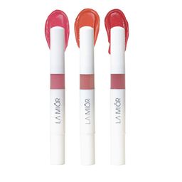 LAMIOR 3 Pcs Peptide Glaze Lip Balm-4 ml Shade-Cotton Candy, Cinnamon Roll, Apple Pie-33