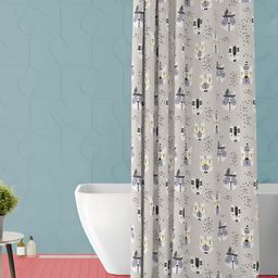 ArtzFolio Single Piece Waterproof Polyester Shower Curtain-image-31