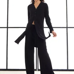 SASSAFRAS alt-laze Women Rib Button Night suit-picture-23