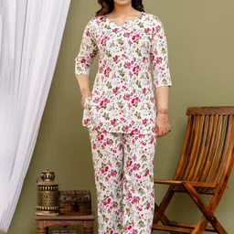 BAESD Floral Printed Tunic & Trousers Co-Ord Set-picture-9
