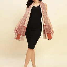 WEAVERS VILLA Women Ethnic Motifs Woven Design Shawl-54