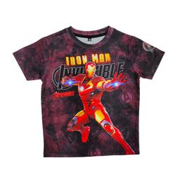 BAESD Boys Iron Man Printed Applique T-shirt-picture-27