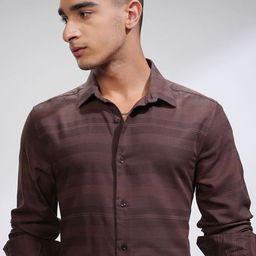 HIGHLANDER Men Comfort Slim Fit Opaque Casual Shirt-image-63