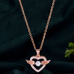 PASU FASHION Unisex Set Of 3 Gold-Plated Oval Pendants with Chains-9