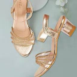 Smart & Sleek Women Embellished Block Heels-49