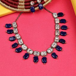 Dhivara Kundan Studded Necklace-image-94