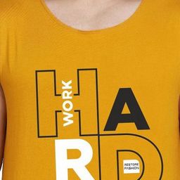WOOSTRO Men Pack Of 2 Typography Printed Round Neck Cotton Slim Fit T-shirts-image-89