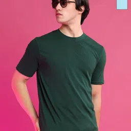 Moda Rapido Men Pack of 2 Solid Round Neck Cotton T-shirts-image-49