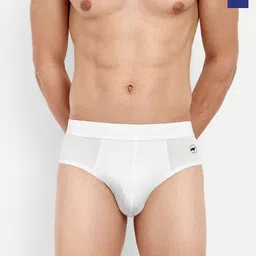 LOGGERHEAD Pack Of 2 Cotton Mid-Rise Basic Briefs LHMB002-E.Blue-White-0