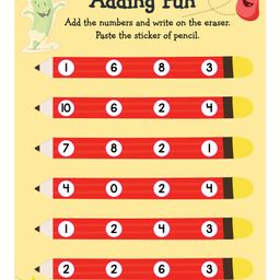 dreamland publications Dreamland Fun with Maths Activity Book with Stickers - Learn Everyday Series For Children image 4