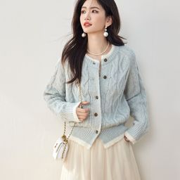 JC Collection Women Cable Knit Cardigan-picture-34