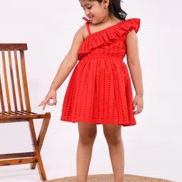 i love legacy One Shoulder Fit & Flare Dress-image-63