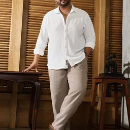 Instafab Plus Men Relaxed Trousers-picture-2