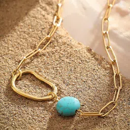 French Accent Men Gold-Plated Necklace-image-69