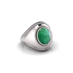 GenZcomplex Silver-Plated Brass Finger Ring-image-94
