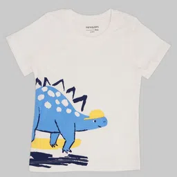 Pantaloons Baby Boys Pack of 3 Graphic Printed Round Neck Pure Cotton T-shirts-picture-4