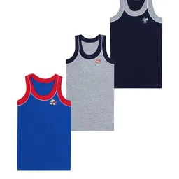 Kritiu Boys Innerwer Vest - Pack Of 3-image-15