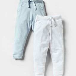 Juniors by Babyshop Boys Pack Of 2 Cotton Mid-Rise Joggers-10