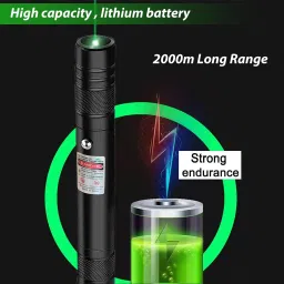 Kamz Advanced Long-Range Laser Pointer High Power - Rechargeable Green Laser Pointer image 3
