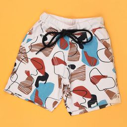 V-Mart Boys Abstract Printed Regular Fit Mid-Rise Shorts-picture-24