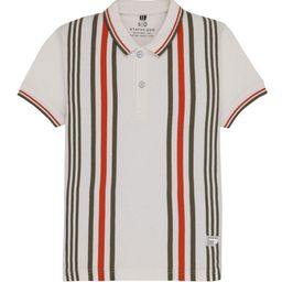 Status Quo Boys Striped Polo Collar Cotton Regular Fit T-shirt-image-30