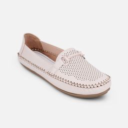 iD&U Women Perforations Synthetic Leather Regular Loafers-image-43