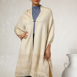 Soch Women Geometric Woven Design Acrylic Shawl-image-88