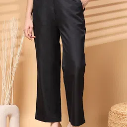 plusS Women Loose Fit Trousers-36