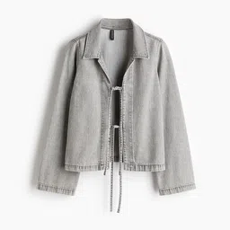 H&M Tie-front Denim Jacket-picture-58