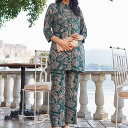 Moda Rapido Printed Top With Trousers Co-Ords-image-47