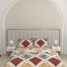 Pure Decor Set of 4 Pieces Tropical Printed Comforter and Bedsheet Set With Pillow Covers-image-26