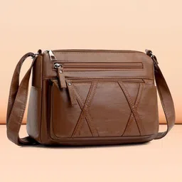 DressBerry PU Structured Sling Bag-15