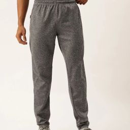 Men Solid Grey Track Pants-image-12