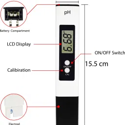 shapure 0.01 PH High Accuracy Water Quality Tester with 0-14 PH Measurement Range, TDS Range 0~9990 ppm, Accuracy: ±2%. for Drinking Water, Aquarium, Swimming Pools Combo Pack TDS Meter & Digital pH Meter image 2