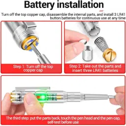 kgbtreads Voltage Sensitivity Compact Pen Digital Voltage Tester image 3