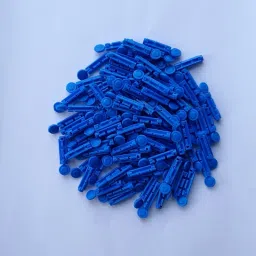 ADZECT 100 Pcs 30G Round Blood Lancet For Round Lancing Devices Glucometer Lancets-4