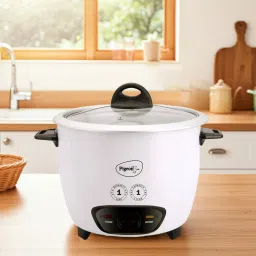 pigeon joy (with ss lid) - 1.8 l (single pot) Electric Rice Cooker with Steaming Feature image 4