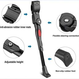 Bike Kickstands Side Kickstand Bike Stand Adjustable Support Cycling Stand Cycling Stand-26