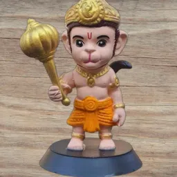 Bal Hanuman Ji Statue For Car Dashboard#55 Decorative Showpiece - 3 cm-image-61