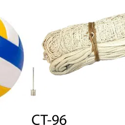 Terrific Volleyball With Cotton Net CT-96 Volleyball Kit-image-10