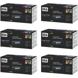 IMAGE PRINT Image Print 88A for HP CC388A Toner Cartridge for HP Laser Printers P1007, P1106, MFP, M1136 MFP, M126nw MFP, M1218nfs (Pack of 10) Black Ink Toner-3