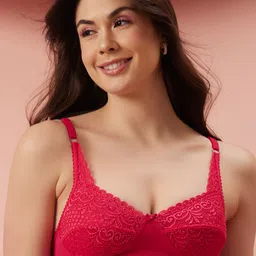 Clovia Non-Padded Non-Wired Full Cup Lace Bra BR0228A1442B-39