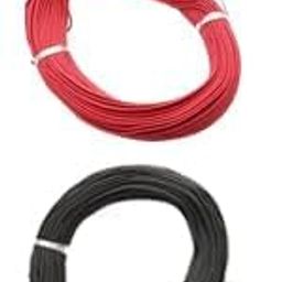 generic SP Electron Combo of electric wire Model Building Tools for Science Projects Working Models, DIY Science Experiment Kit (10mtr -Red, 10 Mtr Black) image 1